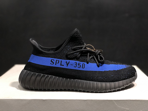 Adidas Originals Yeezy Boost 350 V2 _Dazzling Blue_ Black Blue Goods Number_ GY7164 Men and Women_s Shoes 36-49 yards-d8fb989b